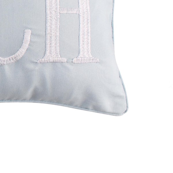 Teo' Blue Ombré Small Lumbar Pillow | Artisan Made Home Goods | AGAVE  SUPPLY