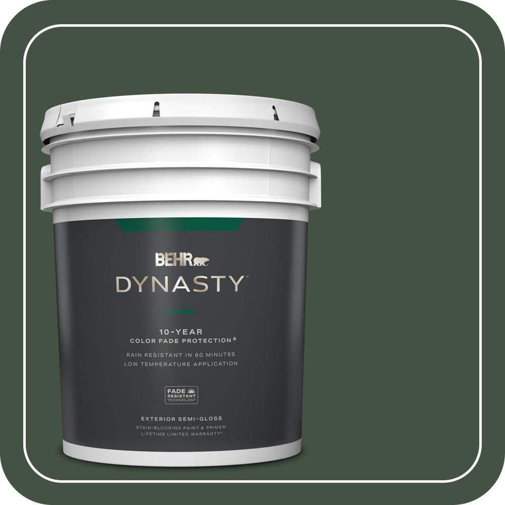 5 gal. #ECC-48-3 Lush Grass Semi-Gloss Exterior Stain-Blocking Paint & Primer price history on PriceWatchPro