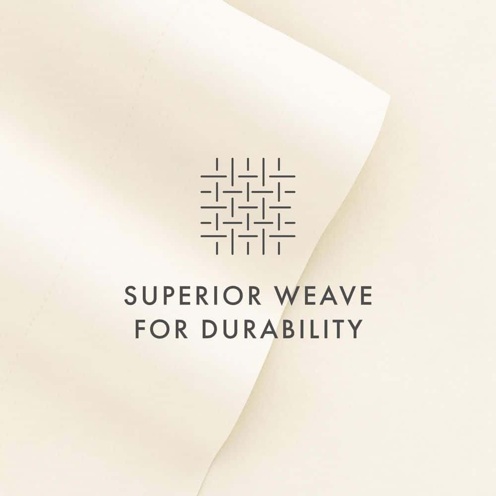 Ivory Twin XL Ultra Soft Microfiber Sheet Set