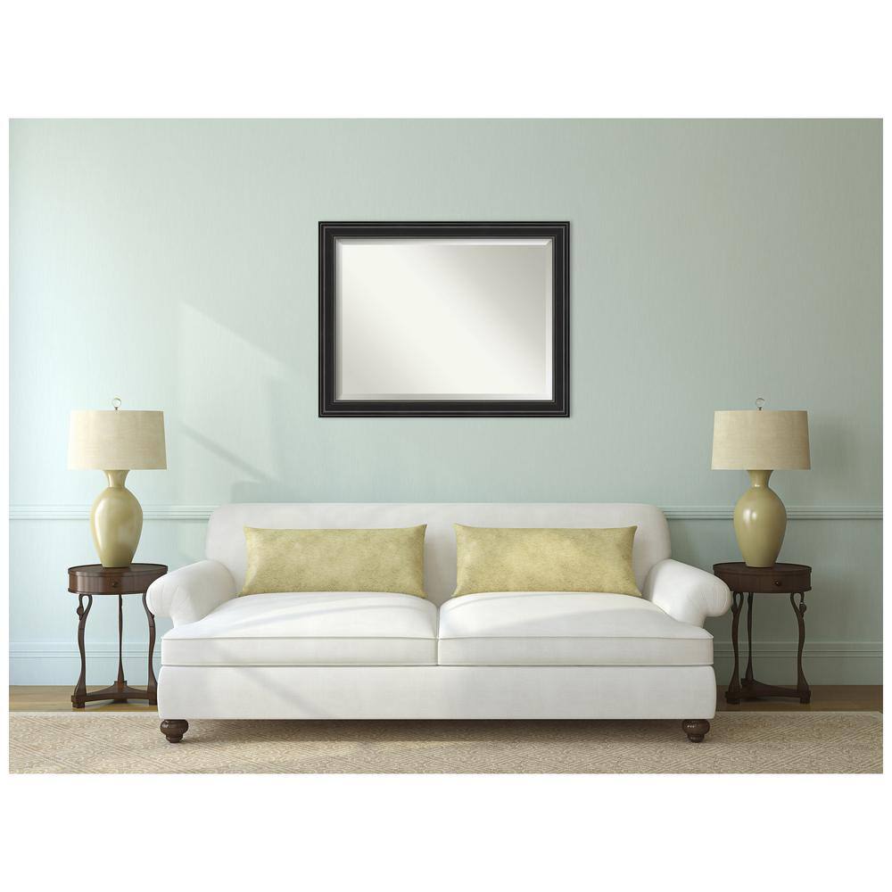 Black Rectangular Bathroom Vanity Wall Mirror