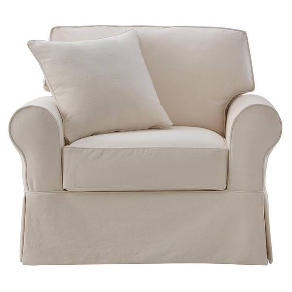 Home Decorators Collection Mayfair Classic Natural Fabric Arm Chair