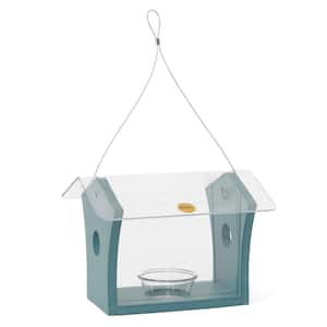 Bluebird Feeder in Blue Recycled Plastic