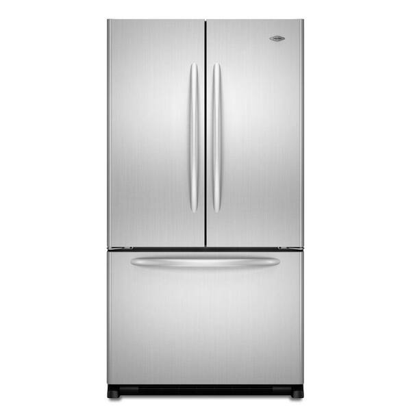 Maytag 19.6 cu. ft. French Door Refrigerator in Stainless Steel, Counter Depth-DISCONTINUED