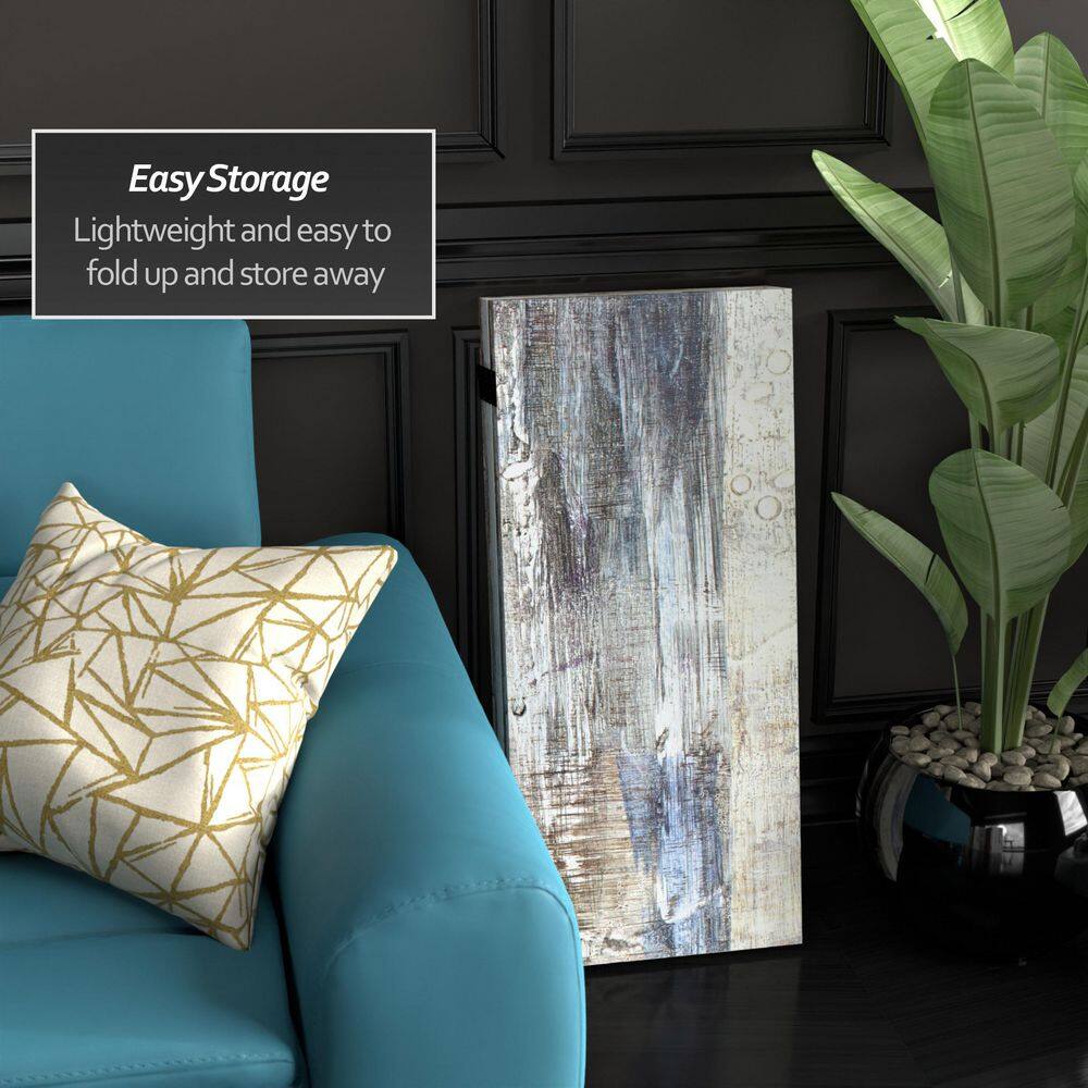 Winter Woods 6-Panel Printed Canvas Folding Screen