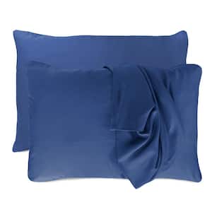 Luxury 100% Viscose from Bamboo King Pillowcases (Set of 2) - Indigo