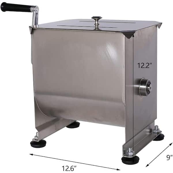 hakka 30L S/S Meat Mixer, Single Shaft, Fixing Tank, Handy Use and Electric  Use (With TC12 Body) FME30 - The Home Depot