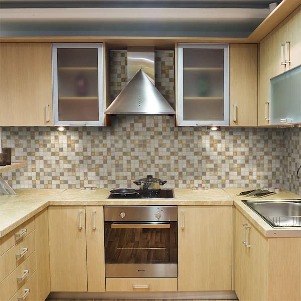 Travertine Tiles with Fossil Stone Tiles Backsplas, Beige Travertine Kitchen  Accessories from United States 