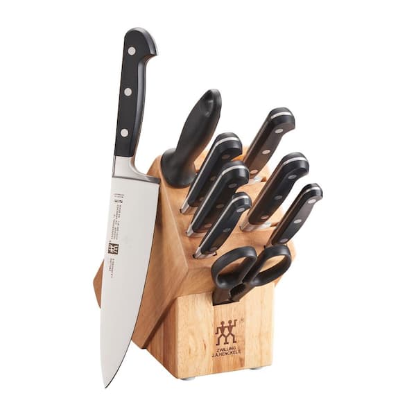 Professional S Stainless Steel 10- piece Knife Block Set
