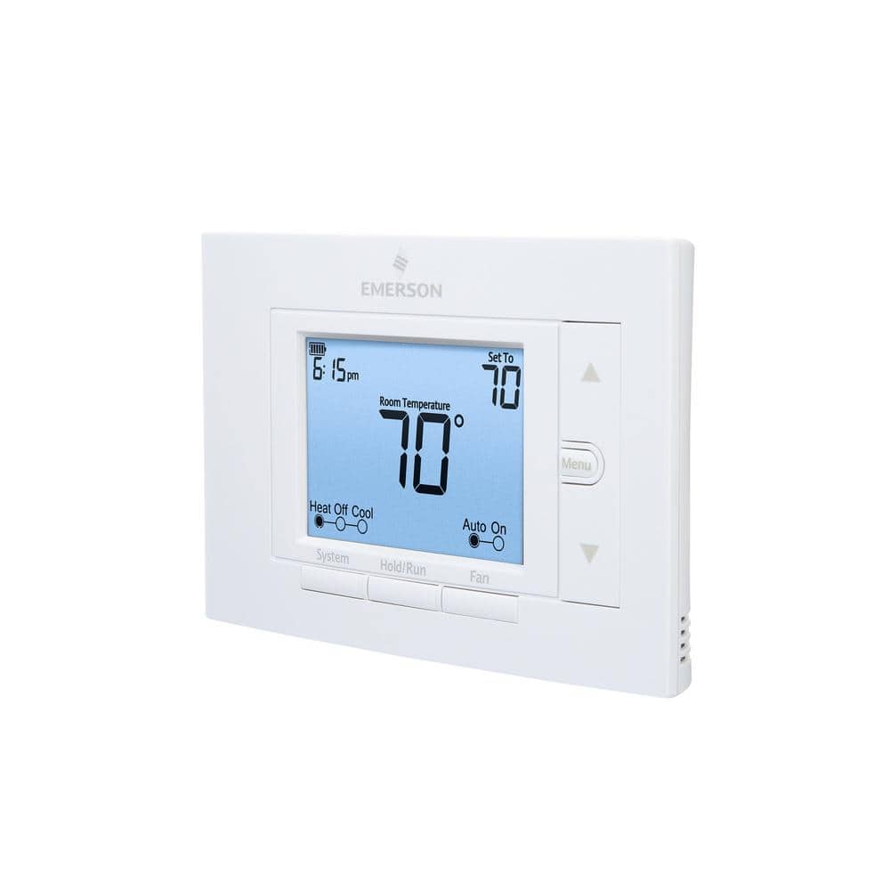 Emerson White 80 Series Programmable Digital Thermostat
