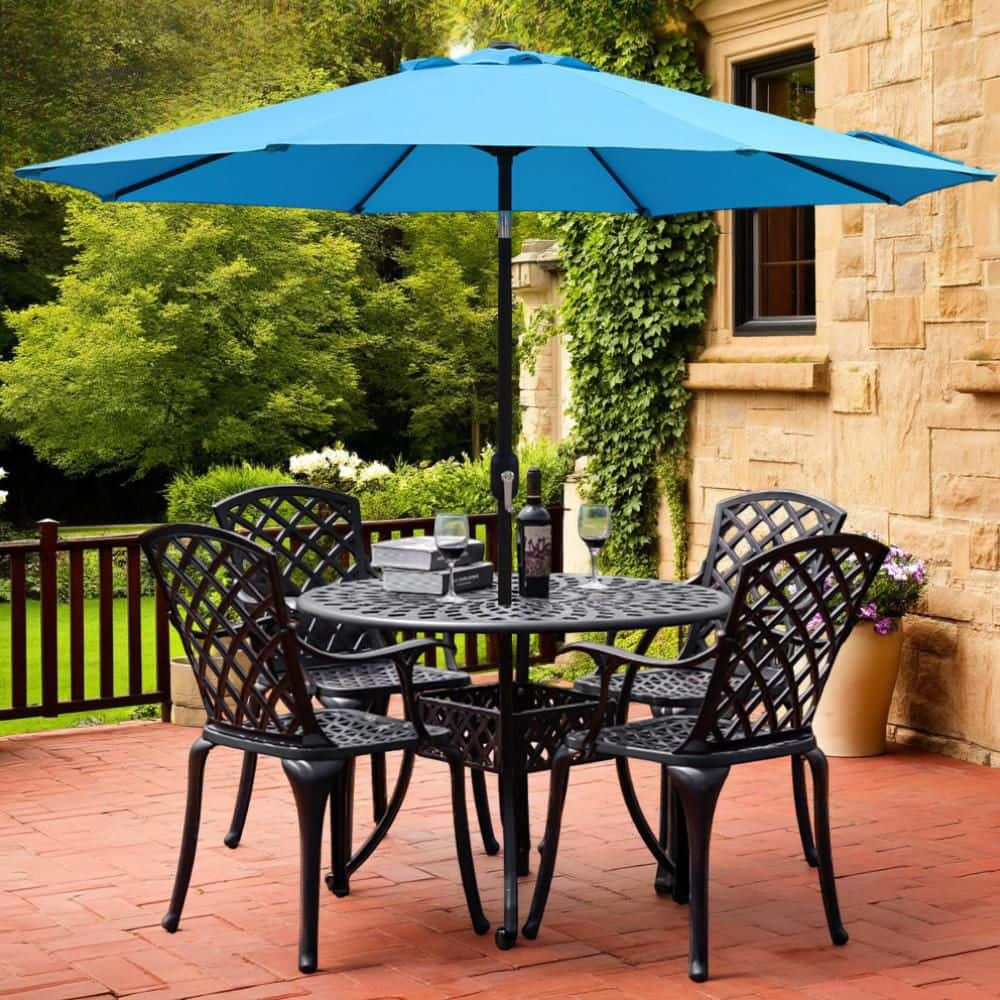 castlecreek 9' two-tone deluxe market patio umbrella Outdoor Push-Button Tilt Sun Shade for Deck, Yard, Backyard, Pool, Khaki/Black : Patio Umbrellas : Patio, Lawn & Garden toneKhaki / Black180 Best Selection Tilt Patio Umbrellas