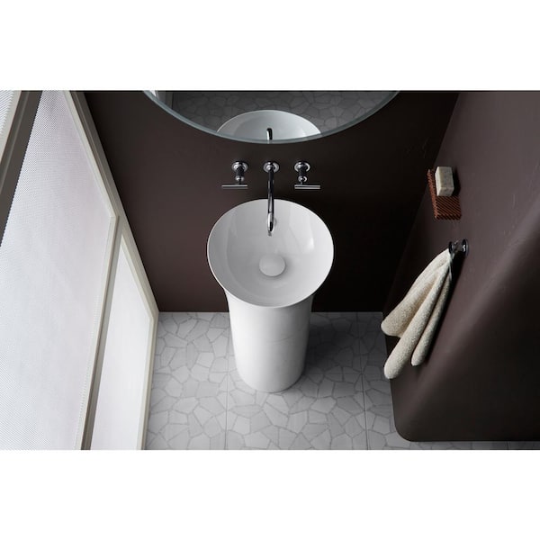 KOHLER Veil Pedestal in Biscuit