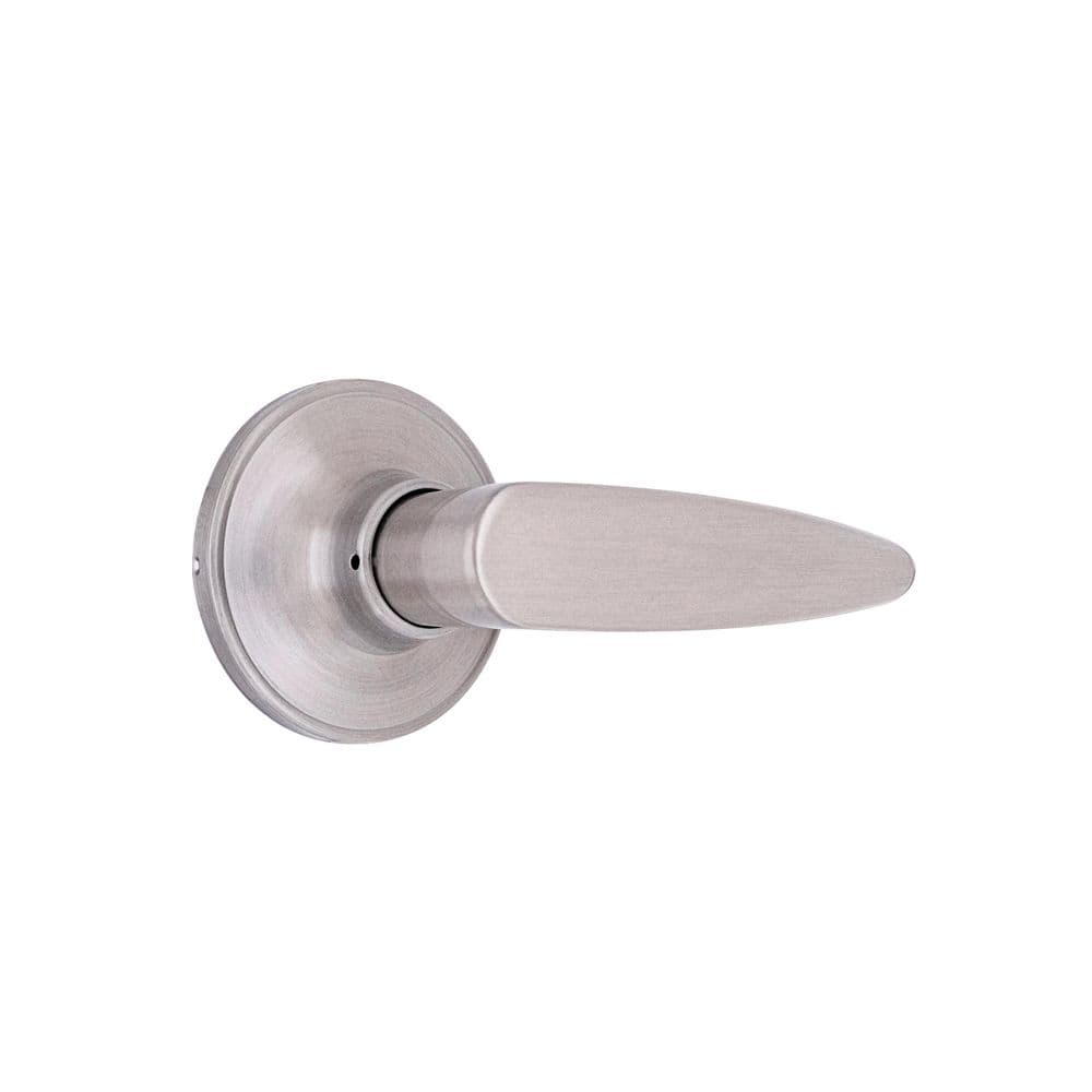 Defiant Straight Satin Nickel Hall/Closet Door Handle LHX203B