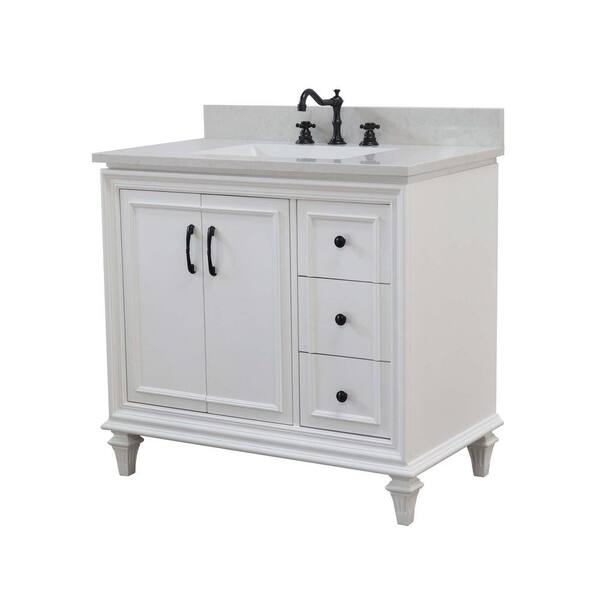 Bellaterra Home 37 in. W x 22 in. D x 36 in. H Single Bath Vanity in ...