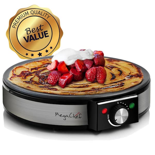 113 sq. in. Stainless Steel Electric Griddle