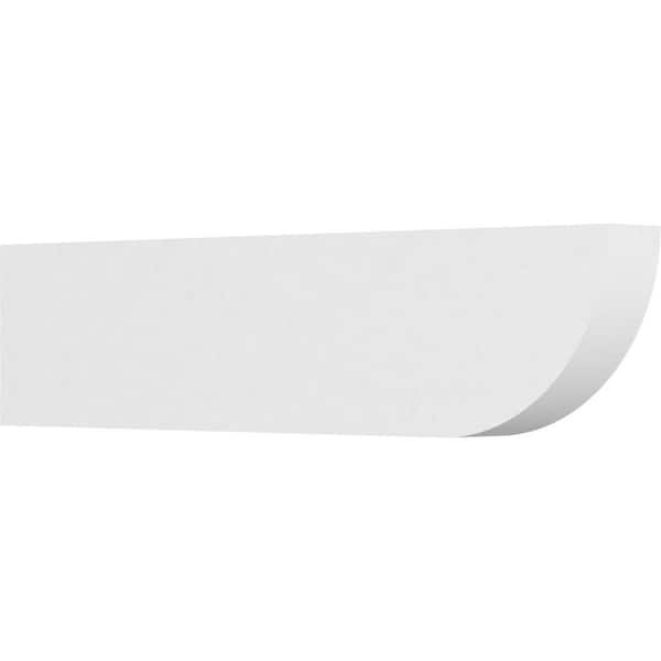 Ekena Millwork 4 in. x 10 in. x 42 in. Standard Durham Architectural Grade PVC Rafter Tail Brace
