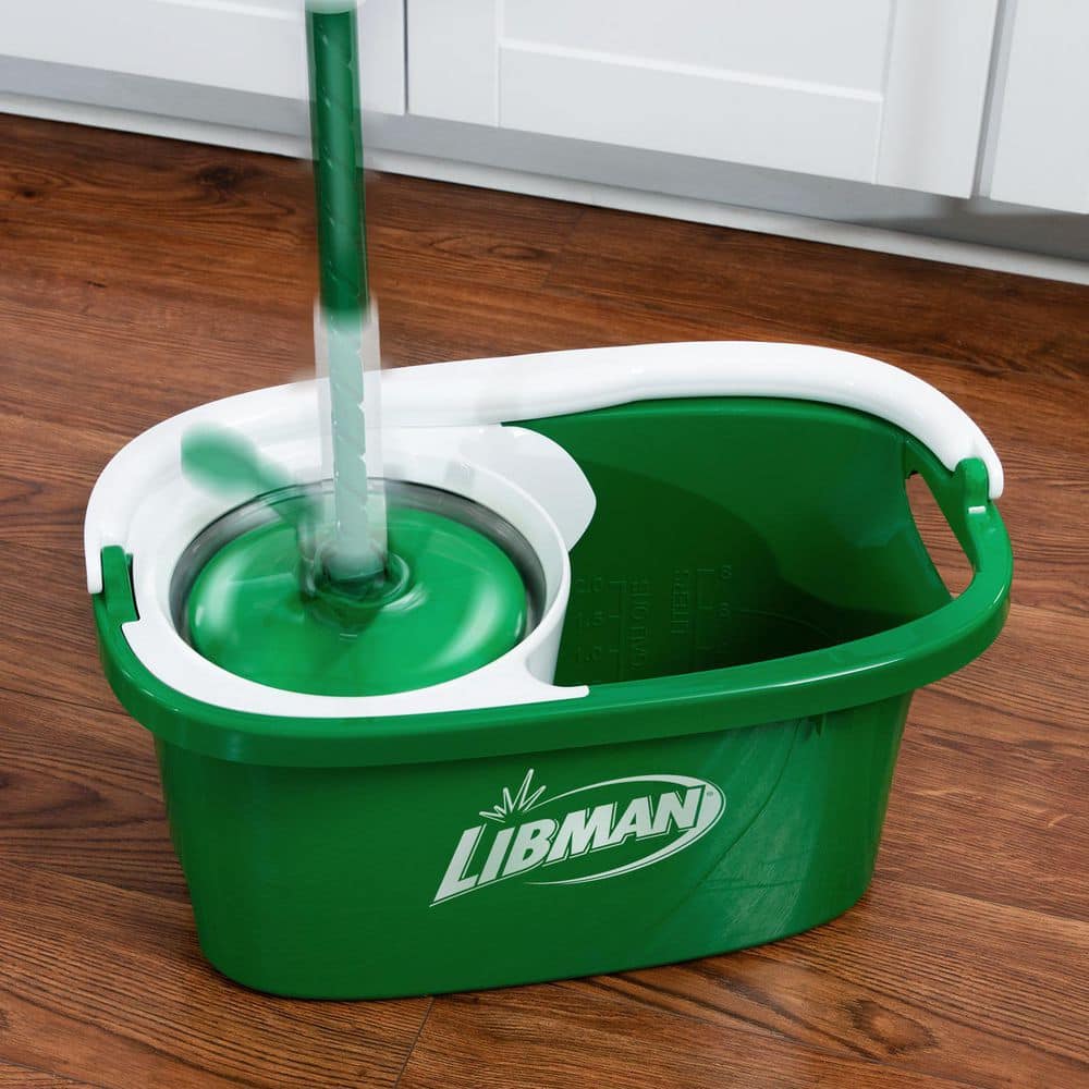 Libman Green and White Polypropylene Tornado Spin Mop System