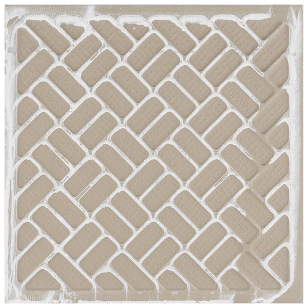 Adella White 18 in. x 18 in. Matte Porcelain Floor and Wall Tile (11.25 sq.  ft./Case)