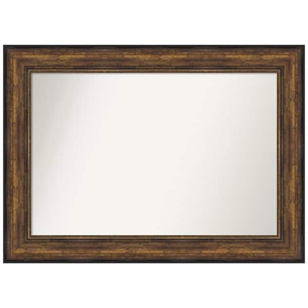 Amanti Art Ballroom Bronze 43.5 in. W x 31.5 in. H Rectangle Non-Beveled Framed Wall Mirror in Bronze