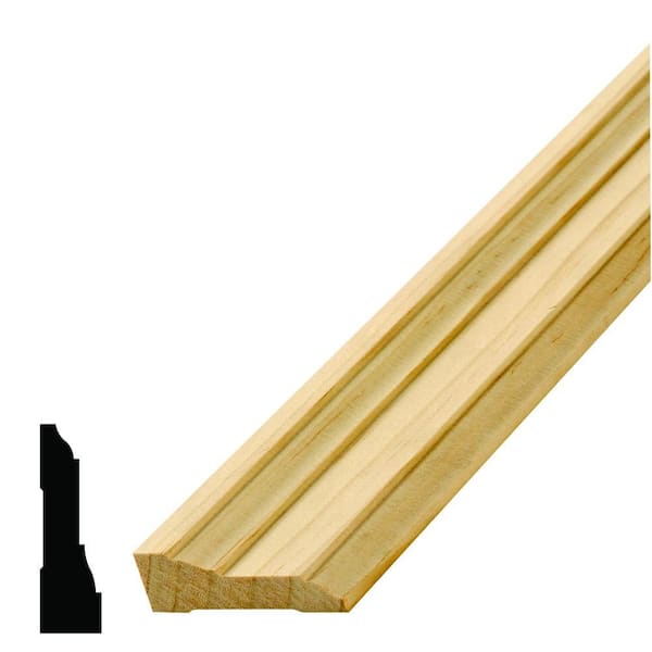Alexandria Moulding WM 332 11/16 in. x 2-1/4 in. Pine Casing