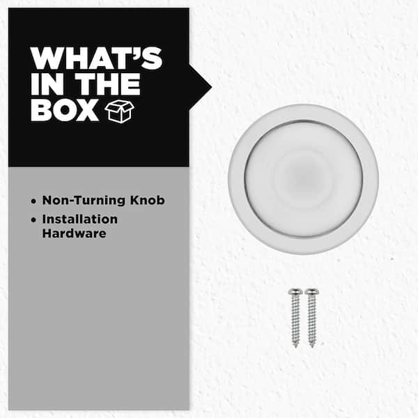 Kwikset Tylo Satin Chrome Half-Dummy Door Knob 488T 26D CP - The
