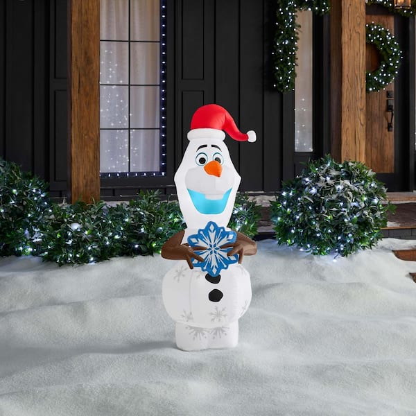 4 ft LED Olaf Airblown Inflatable