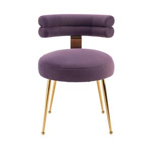 purple dining chairs with chrome legs