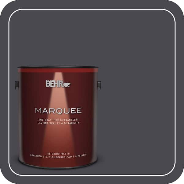 BEHR MARQUEE 1 gal. #N560-7 Limoscene One-Coat Hide Matte Interior Paint & Primer