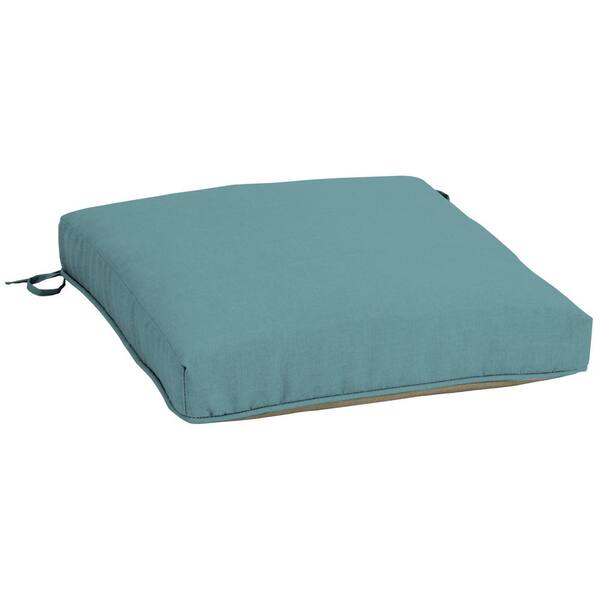 ARDEN SELECTIONS 21 x 21 Surf Canvas Texture Snapdry Outdoor Seat Cushion