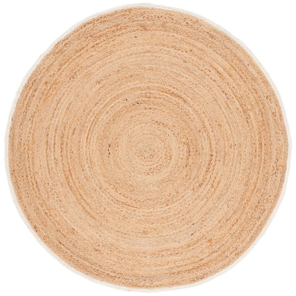 Natural Fiber 5 ft. x 5 ft. Natural Woven Circle Round Area Rug