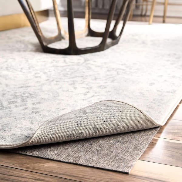 ITSOFT Ultra Premium Non Slip Felt Area Rug Pad, Thick Cushioned Gripper Pad for Hardwood Floors Under Carpet Protects Floors, 1/4 Thickness, 4 x 6