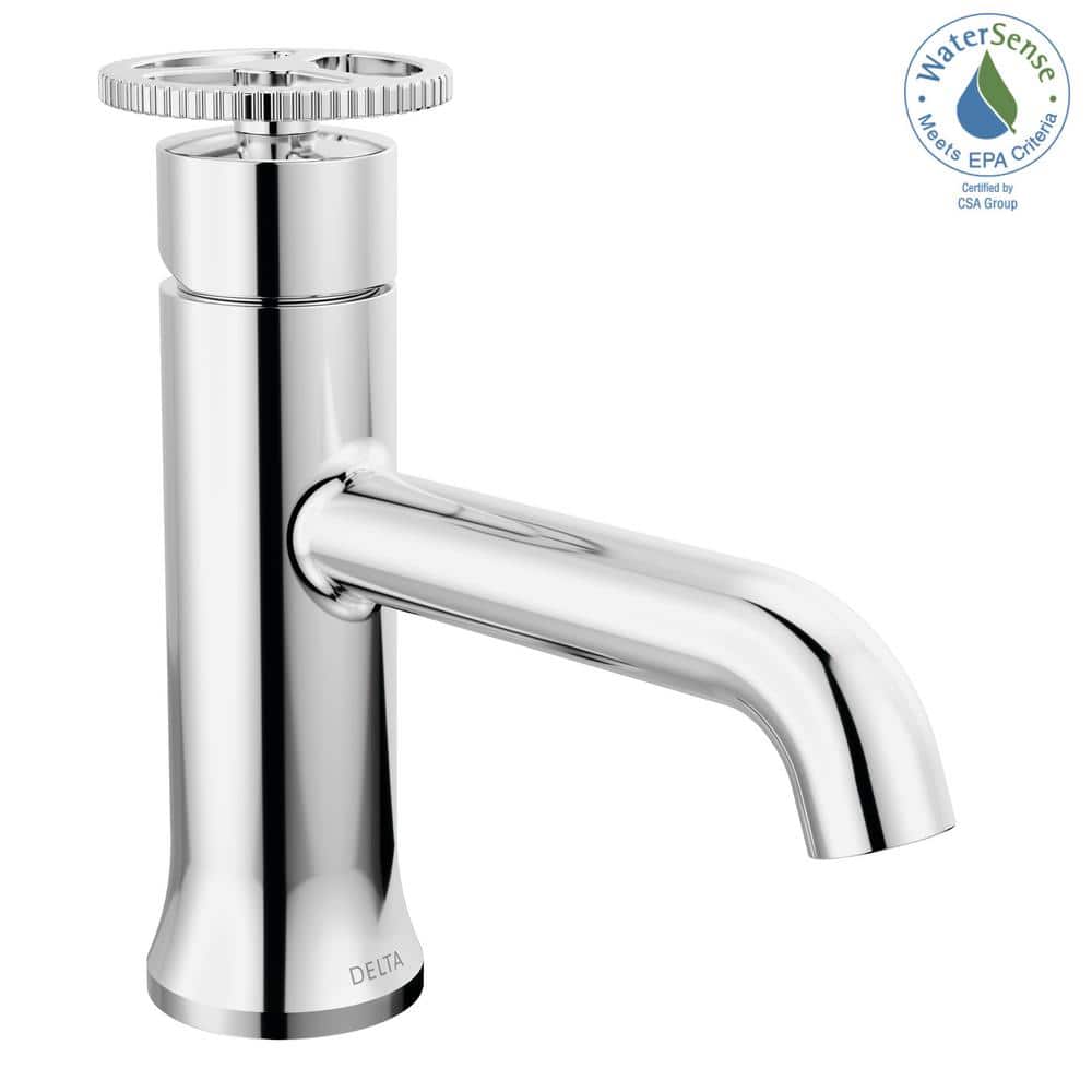 Sleek European Inspired Chrome Single Hole Bathroom Faucet