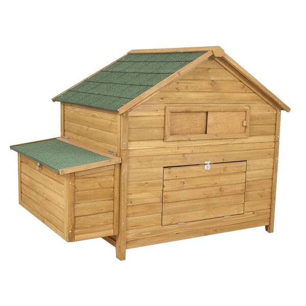 Aspen Pet 59.5 in. x 40 in. x 46 in. High Capacity Chicken Fort Coop