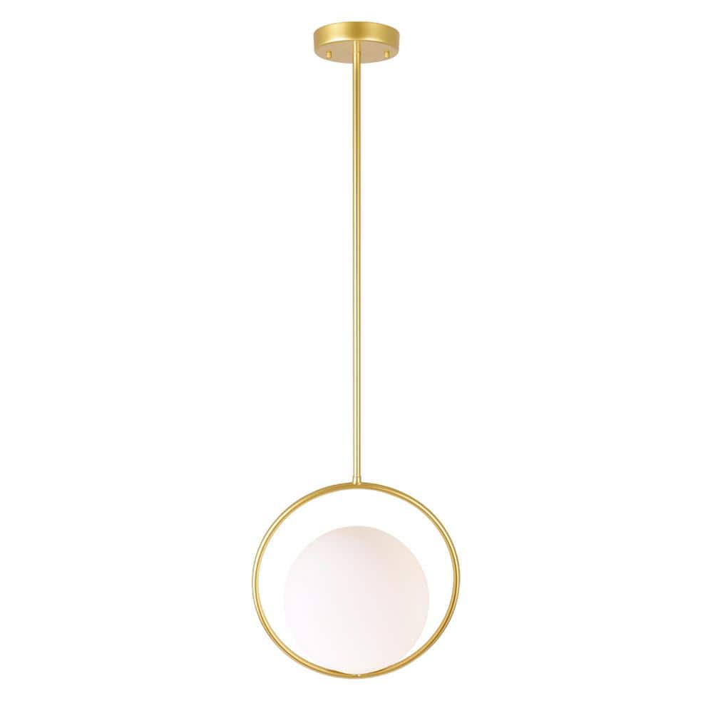 Celeste Gold Glass LED Mini Pendant Light