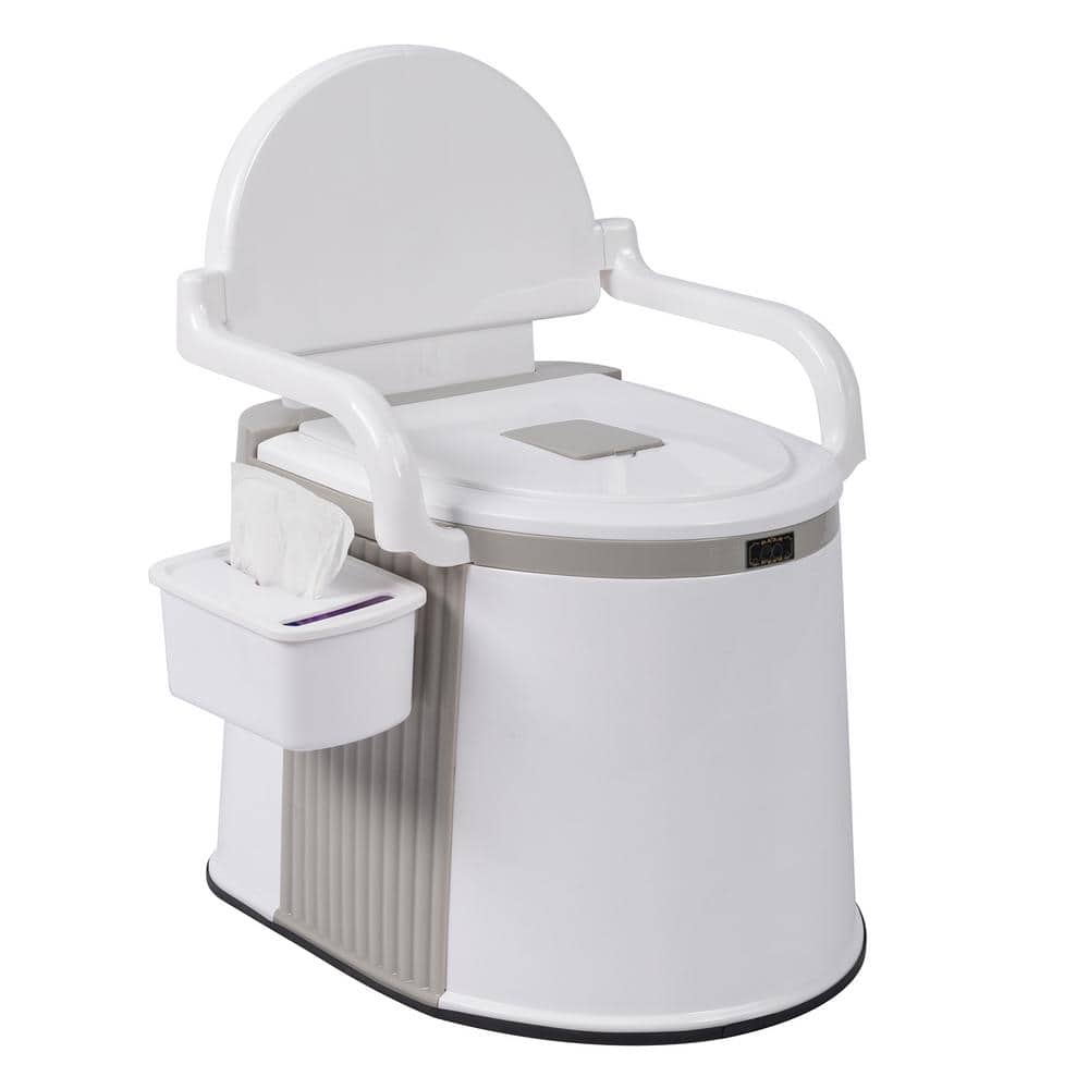 PLAYBERG Portable Travel Toilet For Camping and Hiking with Travel Bag  Non-Electric Waterless Toilet QI003241.K - The Home Depot