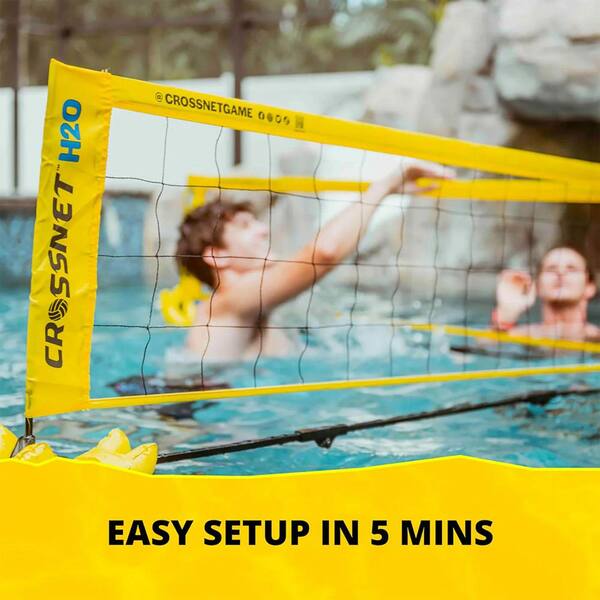 VIVERE CROSSNET H2O 2.0 Volleyball 4 Square Portable Outdoor Water