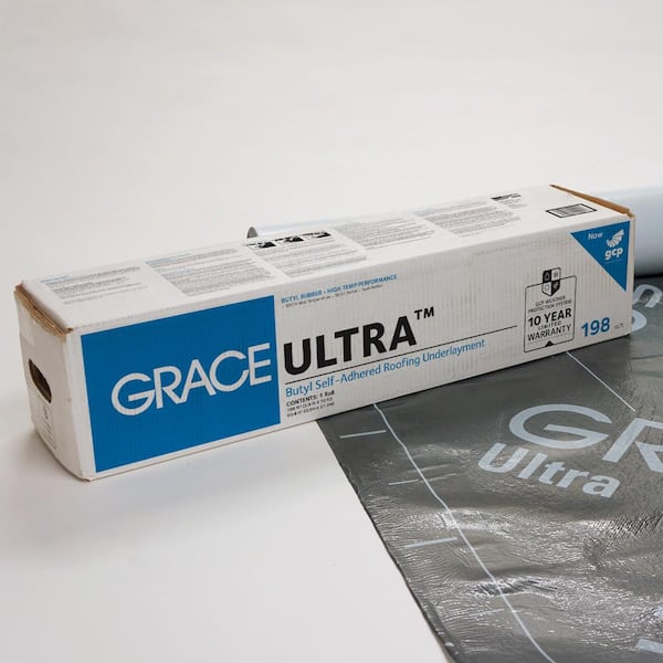 Ft. 198 Sq Grace Ultra Roof Underlayment 34" x 70' Roll 