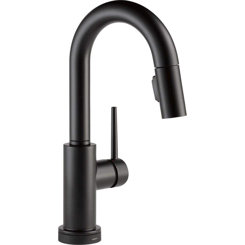 Sleek Stainless Steel 14" Modern Pull-Out Spray Kitchen Faucet