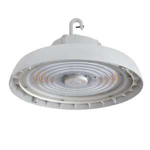 13 in. Round 400-Watt Equivalent Integrated LED White High Bay Light