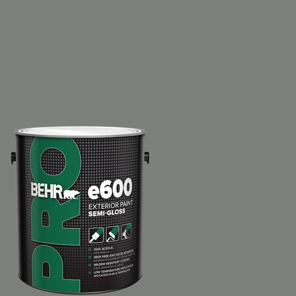 BEHR PRO 1 gal. #MQ6-20 Coastal Storm Semi-Gloss Exterior Paint