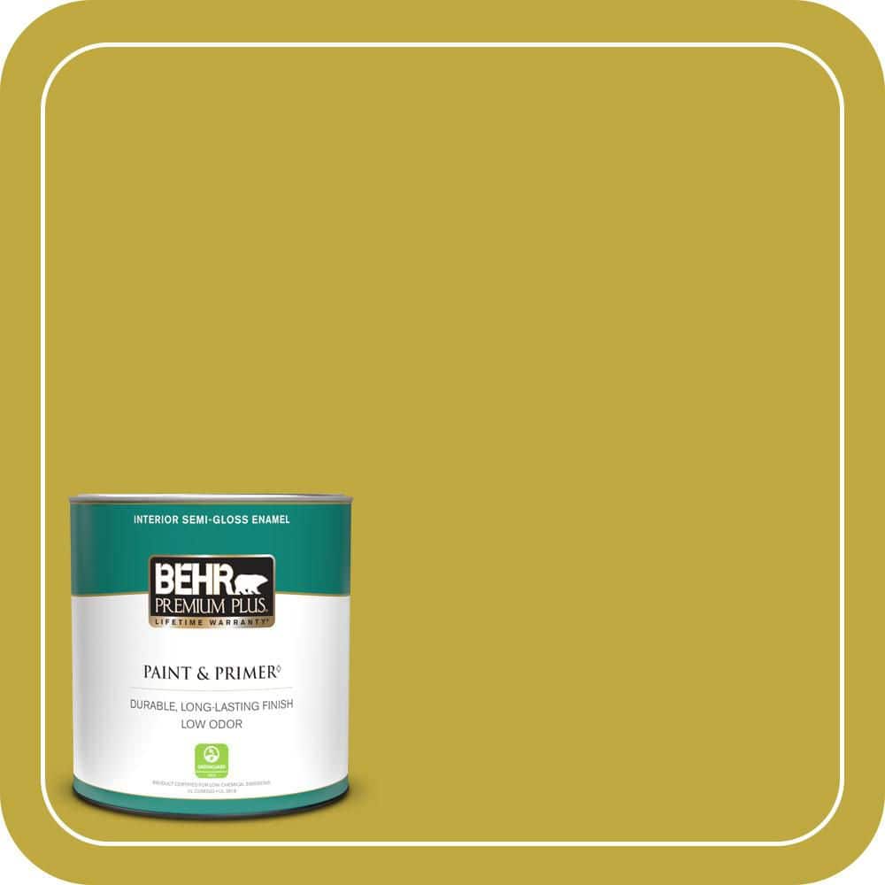 1 qt. #P330-6 Margarita Semi-Gloss Enamel Low Odor Interior Paint & Primer price history on PriceWatchPro