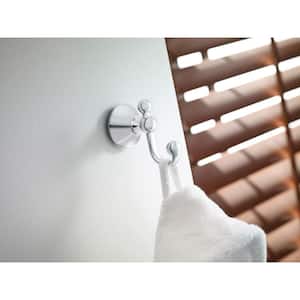 Wynford Double Robe Hook in Chrome