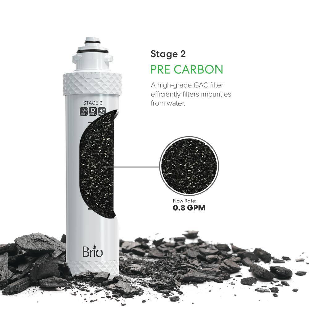 Brio White Carbon Replacement Water Filter Cartridge