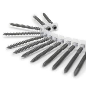 #10 x 2-1/2 in. Grey Star Flat-Head Drive Collated Composite Deck Screw (1000-Count)