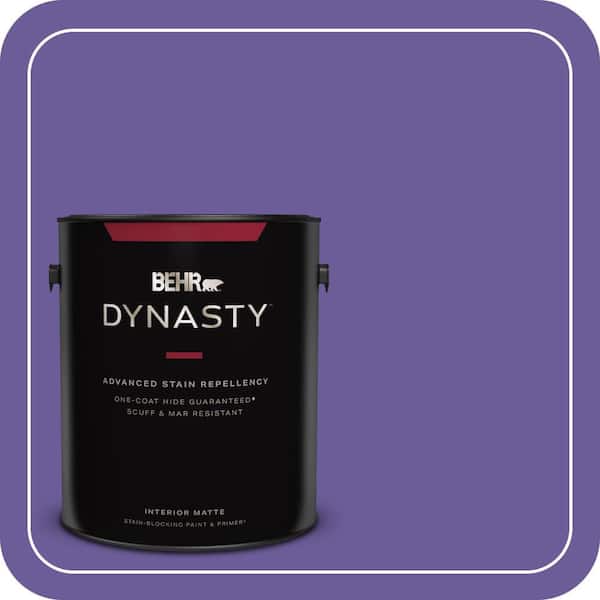1 gal. #P560-6 Just a Fairytale Matte Interior Stain-Blocking Paint & Primer