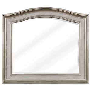 2 in. W x 46 in. H Wooden Frame Silver Wall Mirror