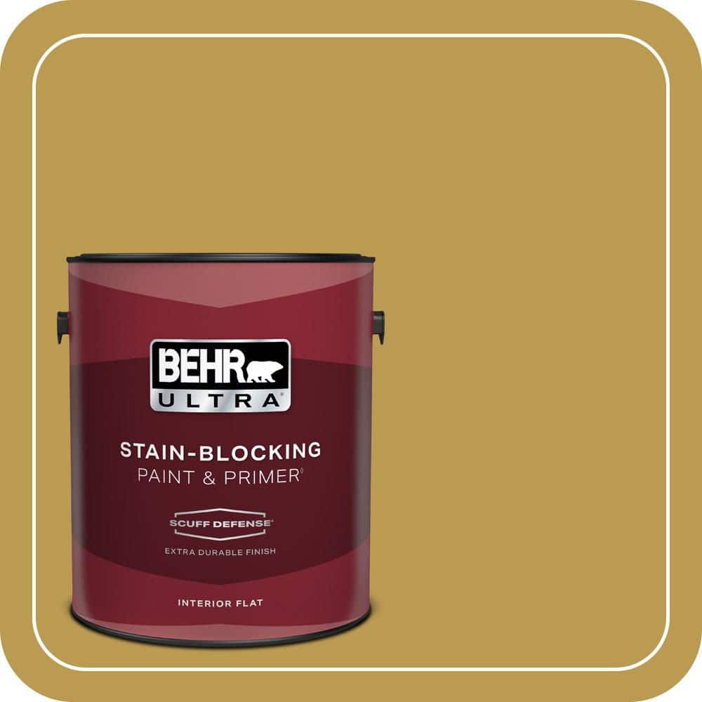 1 gal. #M320-6 Tangy Green Extra Durable Flat Interior Paint & Primer price history on PriceWatchPro