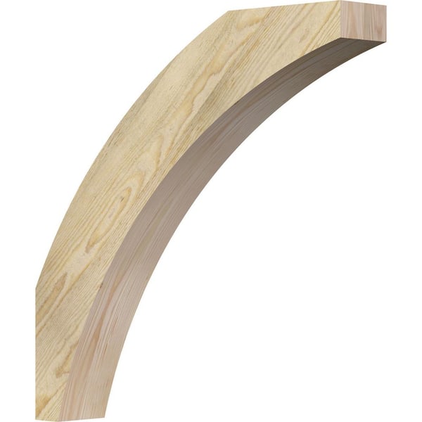 4"W x 24"D x 24"H Thorton Rough Sawn Knee Brace, Douglas Fir