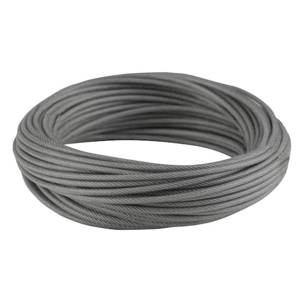 Stainless Steel Wire Rope - 316 - 0.039 inch/1 mm - 152,5 feet/50 meter -  Stainless Steel Wire : Wires and Rods Online Shop