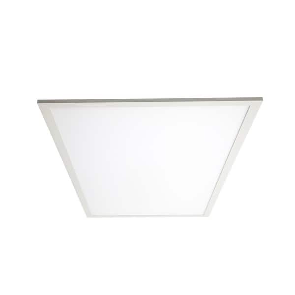 2 ft. x 4 ft. 40-Watt White Integrated LED Edge-Lit Panel Light 4000K CCT with Emergency Battery Backup