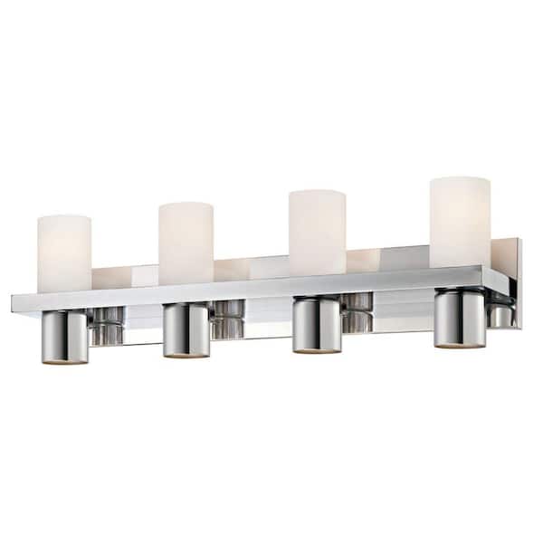 Eurofase Pillar Collection 8-Light Chrome Bath Bar Light